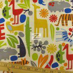 Alexander Henry Cotton Fabric 2-D Zoo