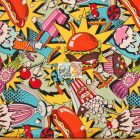 Midnight Snack Cotton Fabric By Alexander Henry