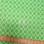 St. Patrick’s Day Moroccan Cotton Fabric Green