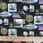 Support Our Troops U.S. Army American Cotton Fabric