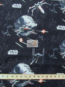 Star Wars The Force Awakens The Immortals Arial Assault Cotton Fabric
