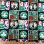 Licensed NBA Cotton Fabric Boston Celtics