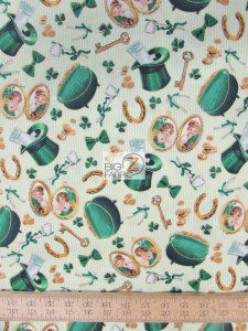 St Patrick's Day Essentials Cotton Fabric